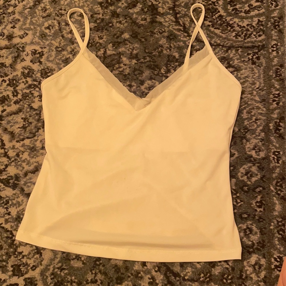 Zara white tank top